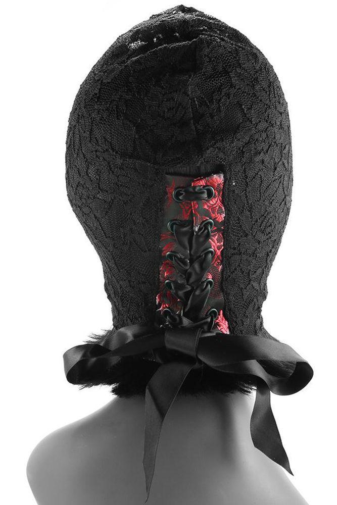 Scandal Corset Lace Hood - Sex Toys Vancouver Same Day Delivery