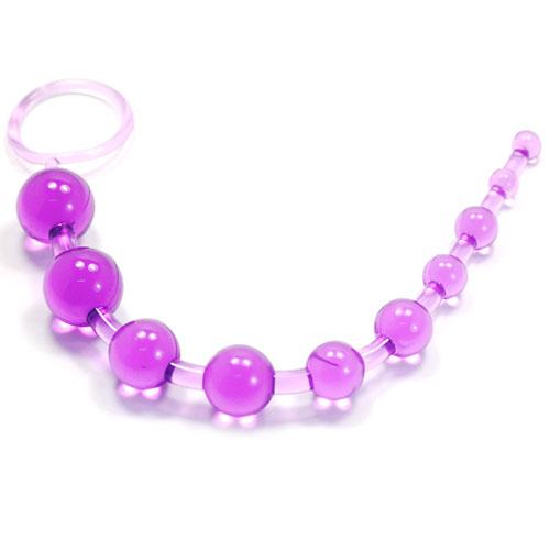 Purple 10 Beads Anal Toy - Sex Toys Vancouver Same Day Delivery