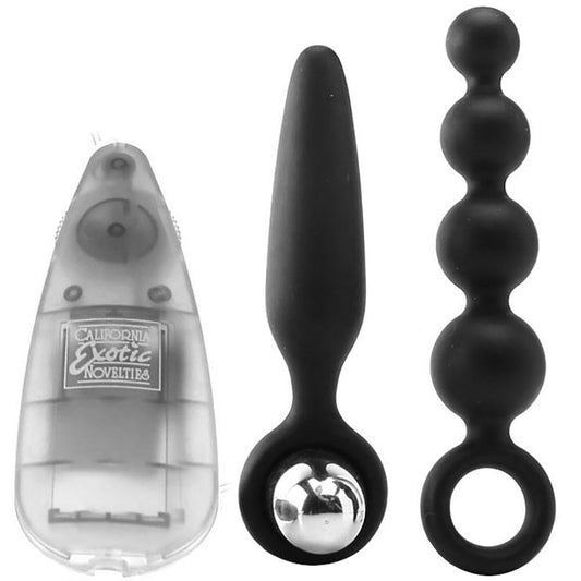 Booty Call Booty Vibro Kit in Black - Sex Toys Vancouver Same Day Delivery