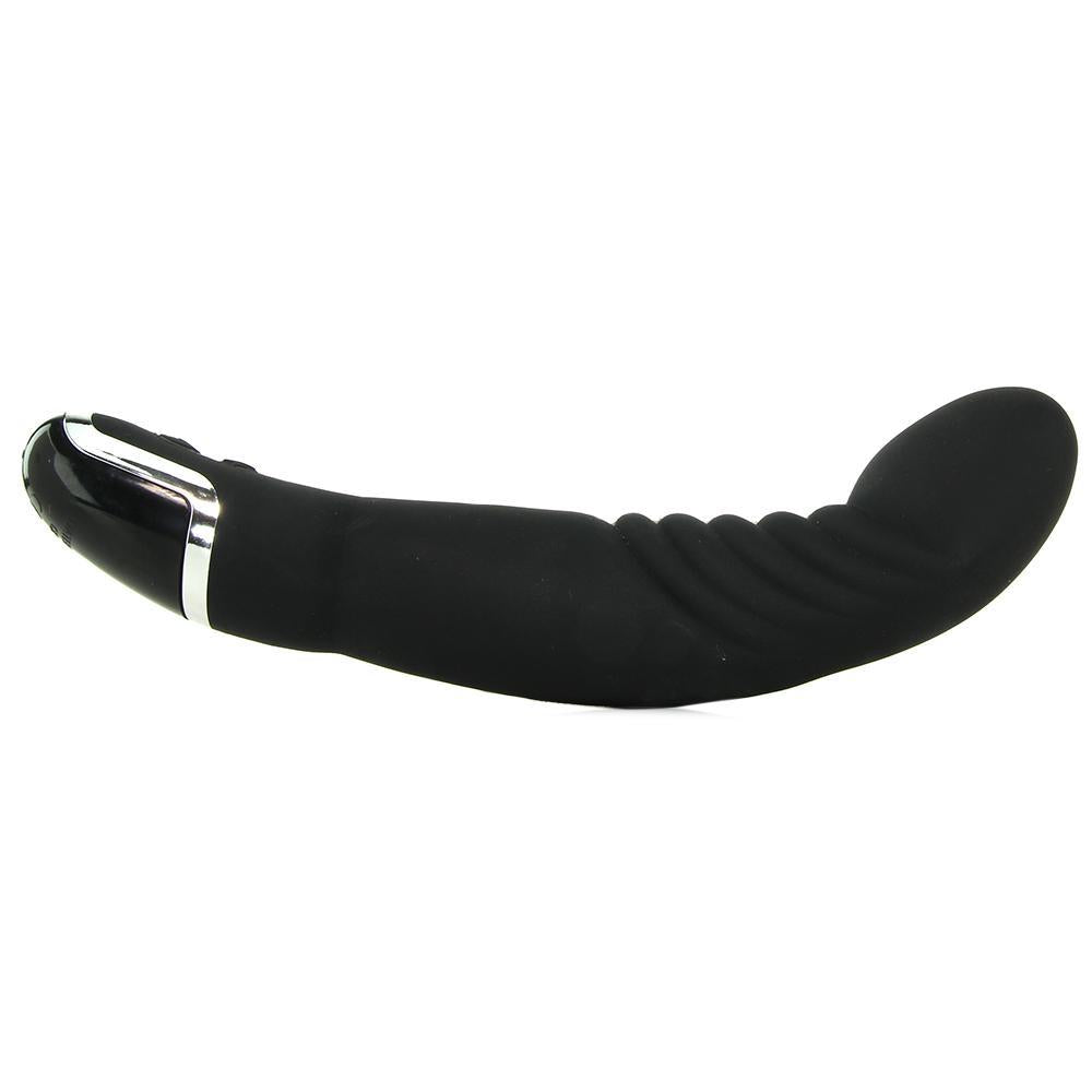 Dr. Joel Silicone Ridged P Vibe in Black - Sex Toys Vancouver Same Day Delivery