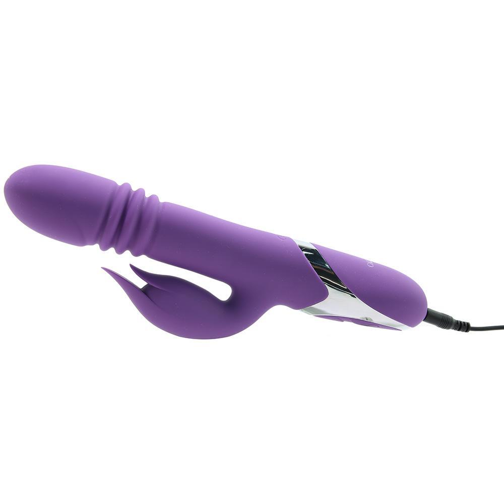 Enchanted Kisser Thrusting Rabbit Vibe in Purple - Sex Toys Vancouver Same Day Delivery