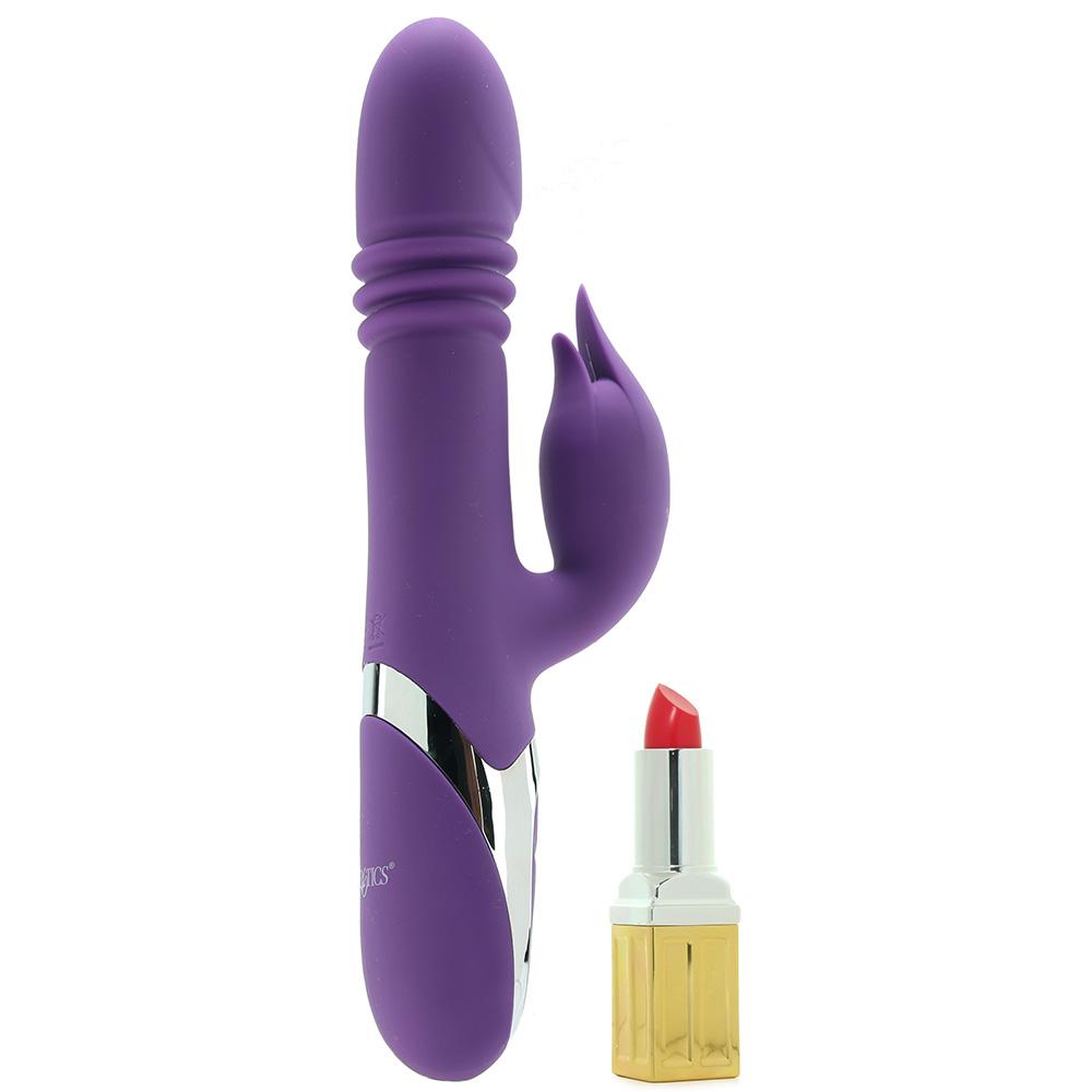 Enchanted Kisser Thrusting Rabbit Vibe in Purple - Sex Toys Vancouver Same Day Delivery