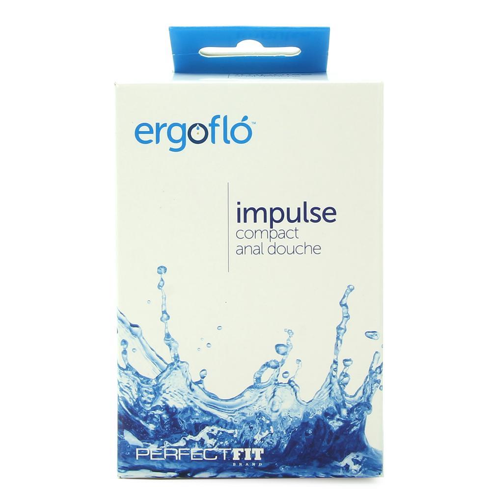 Ergoflo Impulse Compact Anal Douche in Black - Sex Toys Vancouver Same Day Delivery