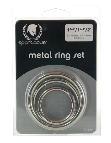 Metal Cock Ring Set - Sex Toys Vancouver Same Day Delivery