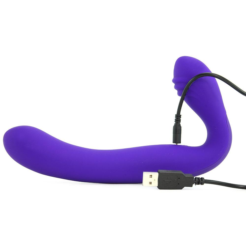 Rechargeable Love Rider Strapless Strap-On in Purple - Sex Toys Vancouver Same Day Delivery