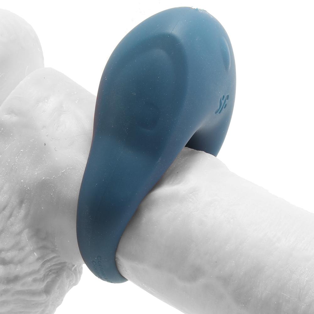 Satisfyer Strong One Ring Vibe in Blue - Sex Toys Vancouver Same Day Delivery