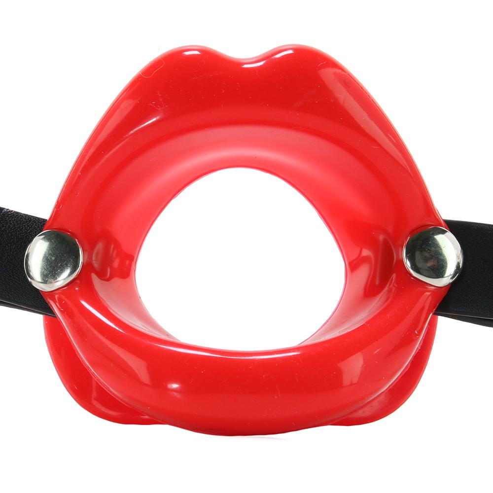 Silicone Lips Gag in Red - Sex Toys Vancouver Same Day Delivery
