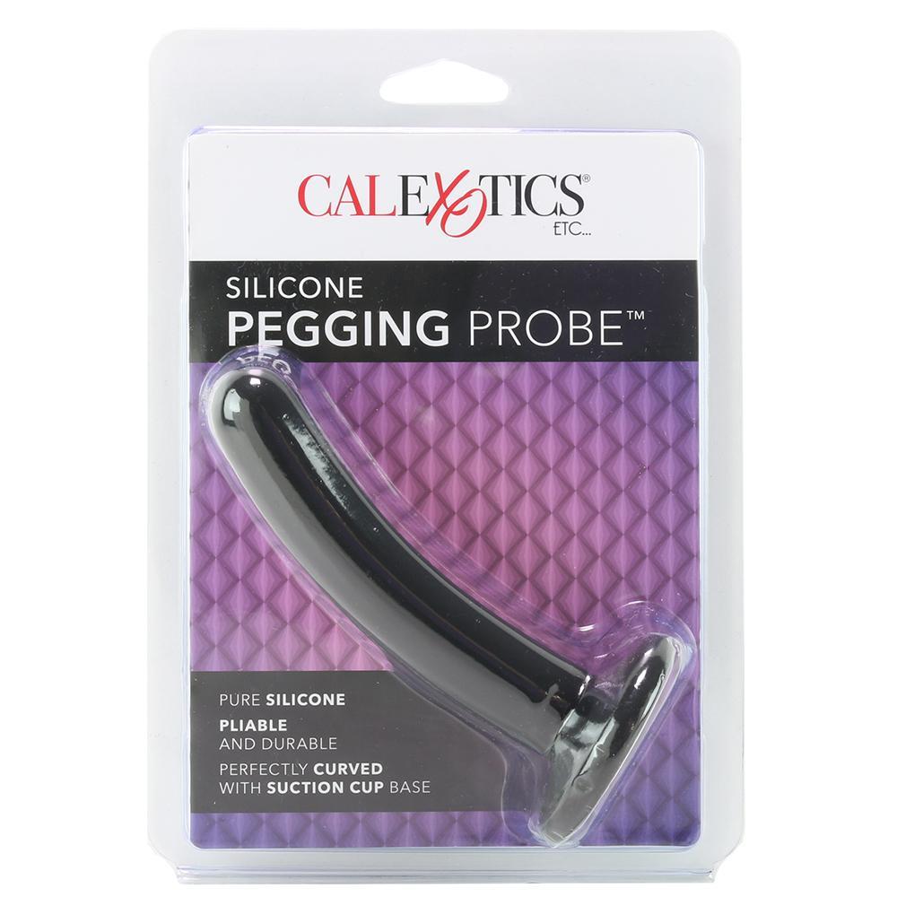 Silicone Pegging Probe in Black - Sex Toys Vancouver Same Day Delivery