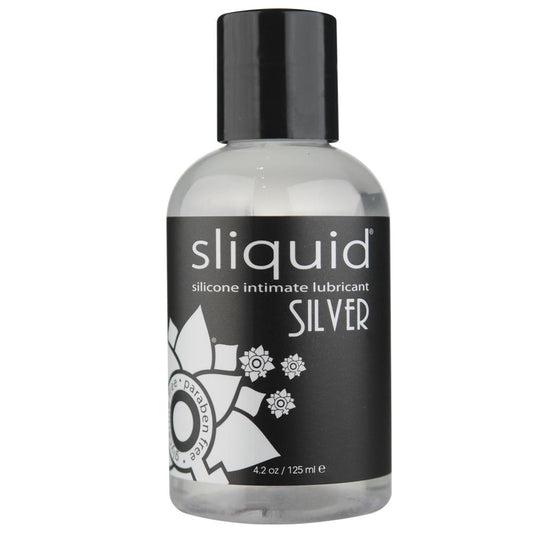 Silver Silicone Intimate Lubricant in 4.2oz/125ml - Sex Toys Vancouver Same Day Delivery