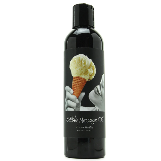 Edible Massage Oil 8oz/236ml in Vanilla