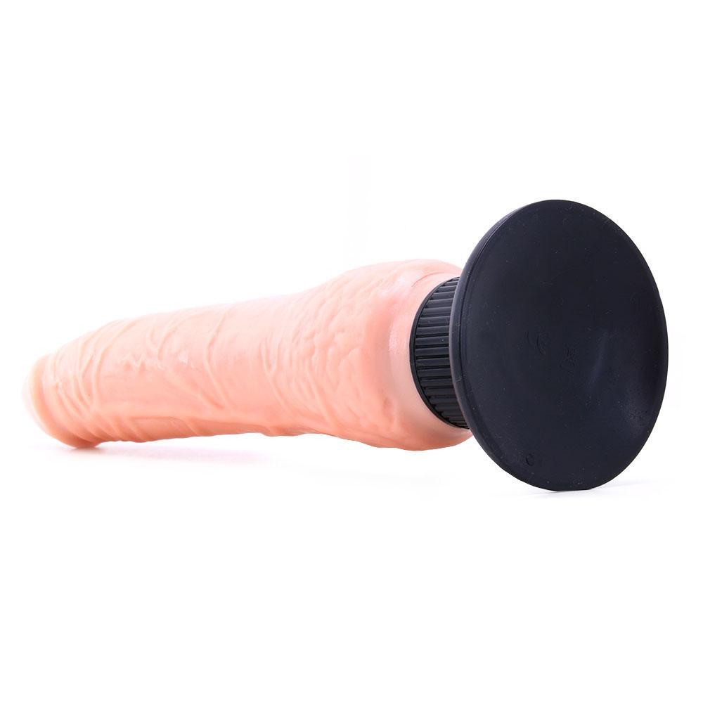 Waterproof Wall Bangers Vibrating Dildo in Flesh - Sex Toys Vancouver Same Day Delivery